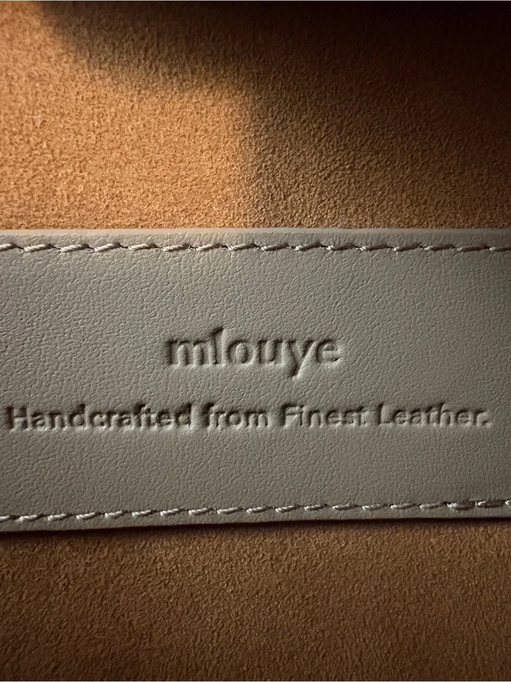 Mlouye Business Bag - Taupe Earth Color Computer Tote Purse Leather